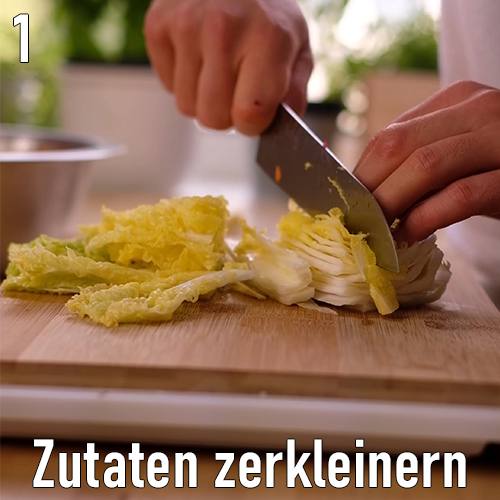 Zutaten zerkleinern